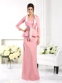 3/4 Sleeves Elastic Woven Satin Special Occasion Wrap