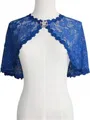 Elegant Lace With Rhinestone Shawl
