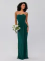 A-Line/Princess Chiffon Ruffles Sweetheart Sleeveless Floor-Length Bridesmaid Dresses