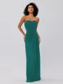 A-Line/Princess Chiffon Ruffles Sweetheart Sleeveless Floor-Length Bridesmaid Dresses