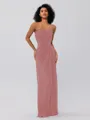 A-Line/Princess Chiffon Ruffles Sweetheart Sleeveless Floor-Length Bridesmaid Dresses
