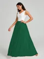 A-Line/Princess V-neck Floor-Length Sleeveless Tulle Bridesmaid Dress