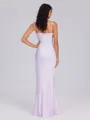 Sheath Spaghetti Straps Ankle-Length Bridesmaid Dress