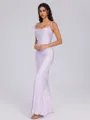 Sheath Spaghetti Straps Ankle-Length Bridesmaid Dress
