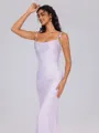 Sheath Spaghetti Straps Ankle-Length Bridesmaid Dress