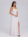 A-line Floor-Length Chiffon Convertible Bridesmaid Dress
