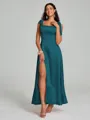 A-Line/Princess Straps Ankle-Length Sleeveless Silk like Satin Bridesmaid Dress