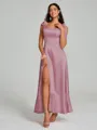 A-Line/Princess Straps Ankle-Length Sleeveless Silk like Satin Bridesmaid Dress