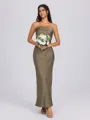 Sheath Straight Ankle-Length Bridesmaid Dress
