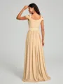 A-Line/Princess Sweetheart Floor-Length Sleeveless Jersey Bridesmaid Dress