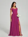 A-Line/Princess Sweetheart Floor-Length Sleeveless Jersey Bridesmaid Dress