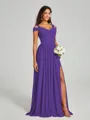 A-Line/Princess Sweetheart Floor-Length Sleeveless Jersey Bridesmaid Dress