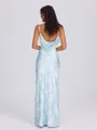 Sheath Spaghetti Straps Floor-Length Bridesmaid Dress