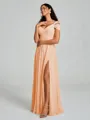 A-line/Princess V-neck Floor-Length Sleeveless Chiffon Bridesmaid Dress
