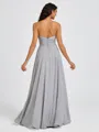 A-line Sweetheart Pleated Floor-Length Chiffon Bridesmaid Dress