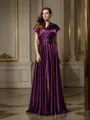 A-line/Princess Other Sweep Train Silk Like Satin Bridesmaid Dresses
