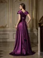 A-line/Princess Other Sweep Train Silk Like Satin Bridesmaid Dresses