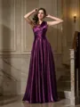 A-line/Princess Other Sweep Train Silk Like Satin Bridesmaid Dresses