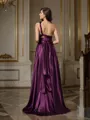 A-line/Princess Other Sweep Train Silk Like Satin Bridesmaid Dresses