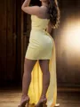 Sheath Straight Pleated Floor-Length Satin Corset Homecoming Dress