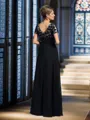 A-Line/Princess V-neck Floor-Length Chiffon Mother of the Bride Dresses