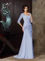 Trumpet/Mermaid Sweetheart Sweep Train Chiffon Mother of the Bride Dresses