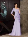 Trumpet/Mermaid Sweetheart Sweep Train Chiffon Mother of the Bride Dresses