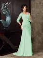 Trumpet/Mermaid Sweetheart Sweep Train Chiffon Mother of the Bride Dresses