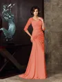 Trumpet/Mermaid Sweetheart Sweep Train Chiffon Mother of the Bride Dresses