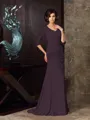 Trumpet/Mermaid Sweetheart Sweep Train Chiffon Mother of the Bride Dresses