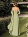 A-Line/Princess One-Shoulder Floor-Length Chiffon Mother of the Bride Dresses With Appliques Lace