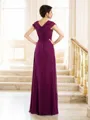 A-Line/Princess V-neck Floor-Length Chiffon Mother of the Bride Dresses