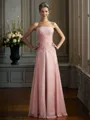 A-Line/Princess Sweetheart Floor-Length Chiffon Mother of the Bride Dresses With Appliques Lace