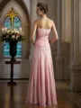 A-Line/Princess Sweetheart Floor-Length Chiffon Mother of the Bride Dresses With Appliques Lace