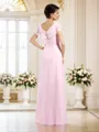 A-Line/Princess V-neck Floor-Length Chiffon Mother of the Bride Dresses With Ruffles