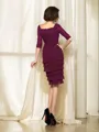 Sheath/Column V-neck Knee-Length Chiffon Mother of the Bride Dresses