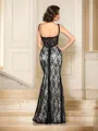 Trumpet/Mermaid Bateau Floor-Length Silk Like Satin Mother of the Bride Dresses With Lace
