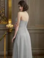 A-Line/Princess One-Shoulder Floor-Length Chiffon Mother of the Bride Dresses With Beading