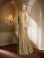 Sheath/Column Bateau Floor-Length Lace Mother of the Bride Dresses With Lace