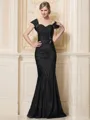 Trumpet/Mermaid Sweetheart Sweep Train Taffeta Mother of the Bride Dresses With Beading