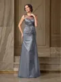 Sheath/Column Scoop Floor-Length Net Mother of the Bride Dresses With Beading