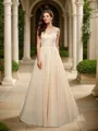 A-Line/Princess Straps Floor-Length Chiffon Mother of the Bride Dresses With Appliques Lace