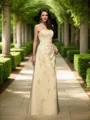 A-Line/Princess Sweetheart Floor-Length Net Mother of the Bride Dresses