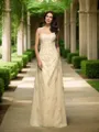 A-Line/Princess Sweetheart Floor-Length Net Mother of the Bride Dresses