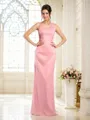 Sheath/Column Square Floor-Length Silk Like Satin Mother of the Bride Dresses