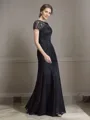 Trumpet/Mermaid Scoop Floor-Length Lace Mother of the Bride Dresses With Lace