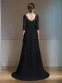 A-Line/Princess V-neck Floor-Length Chiffon Mother of the Bride Dresses With Beading
