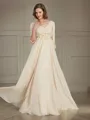 A-Line/Princess V-neck Floor-Length Chiffon Mother of the Bride Dresses With Ruffles