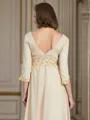 A-Line/Princess V-neck Floor-Length Chiffon Mother of the Bride Dresses With Ruffles