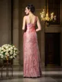 A-Line/Princess Straps Floor-Length Taffeta Mother of the Bride Dresses With Lace